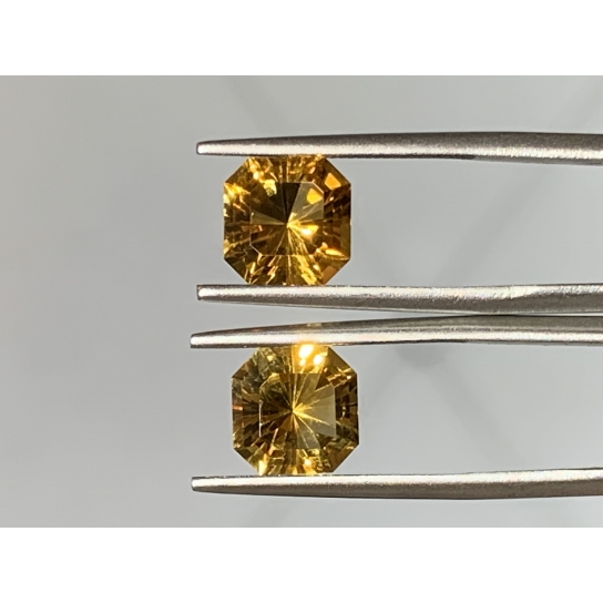 4.35ct Citrine Pair