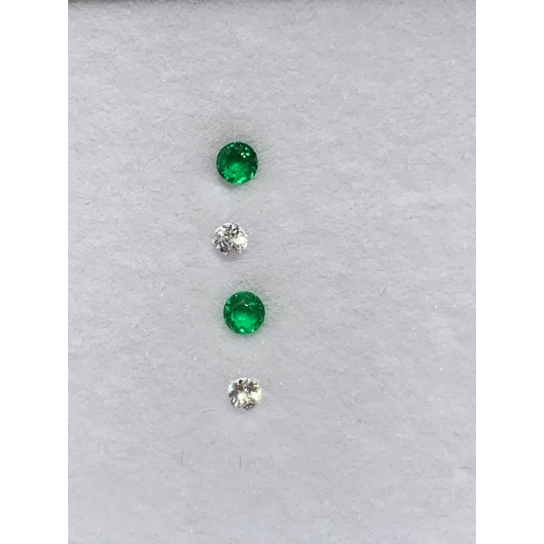 0.2ct Emerald / Sapphire 