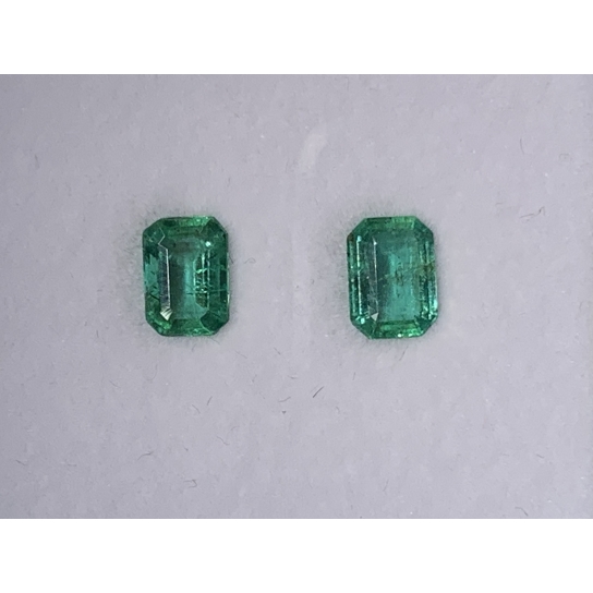 1.4ct Emerald Pair 