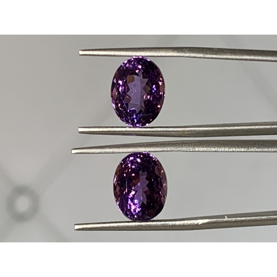 8.4ct Amethyst Pair